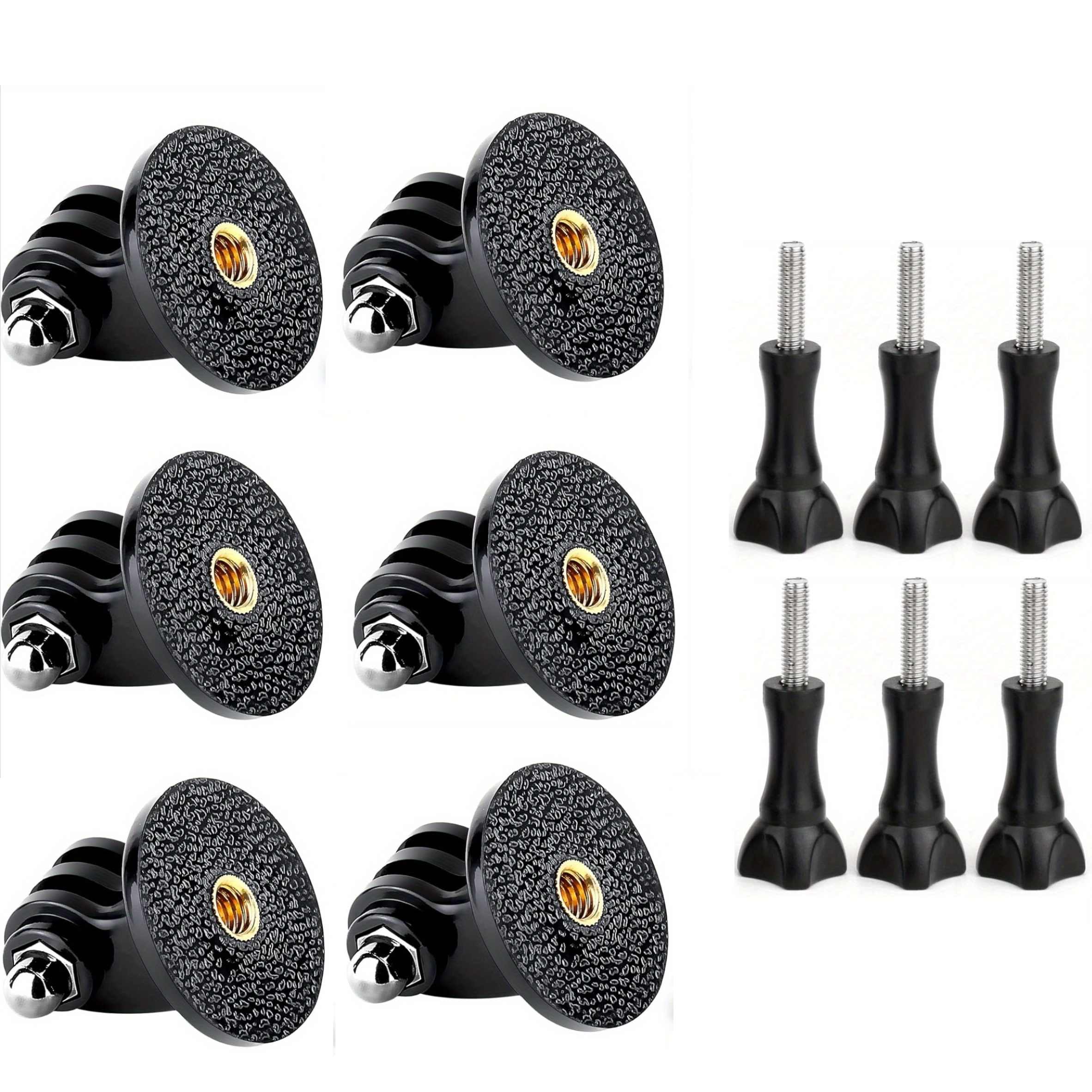 Tripod Mount For Camera Tripod Mount Adapter With Thumb Screws Compatible With For Camera 13 12 11 10 6 5 4 3 3+ 2 1 Action Camera(12pcs)