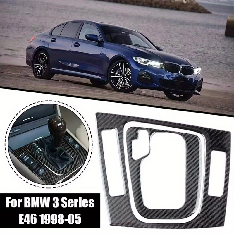 Carbon Fiber Interior Instrument Panel Cover Trim For BMW 3 Series E46 1998-2005 – Black, 1 Year Warranty