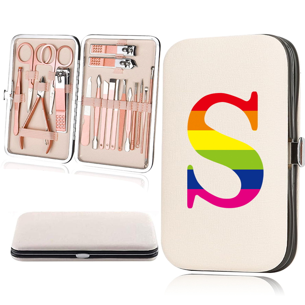 18pcs Nail Clippers Set with Portable Storage Case