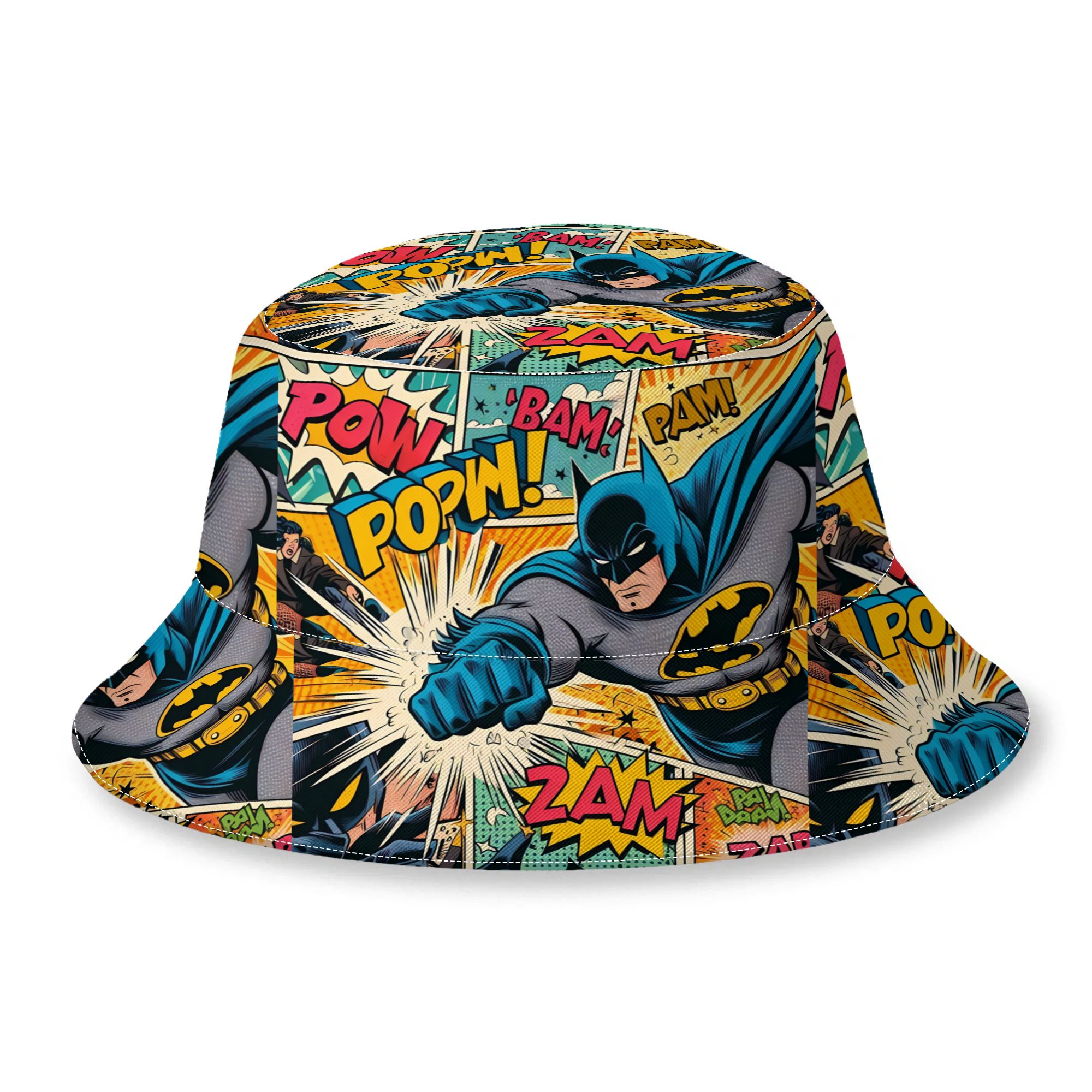 TEMU Batman Fisherman Hat Bucket Hat Printed Fashion Daily 2d Print Design
