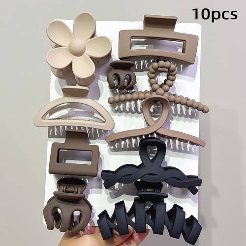 a set of versatile hair styling claw clips suitable for daily outfits parties beach trips or as a for and