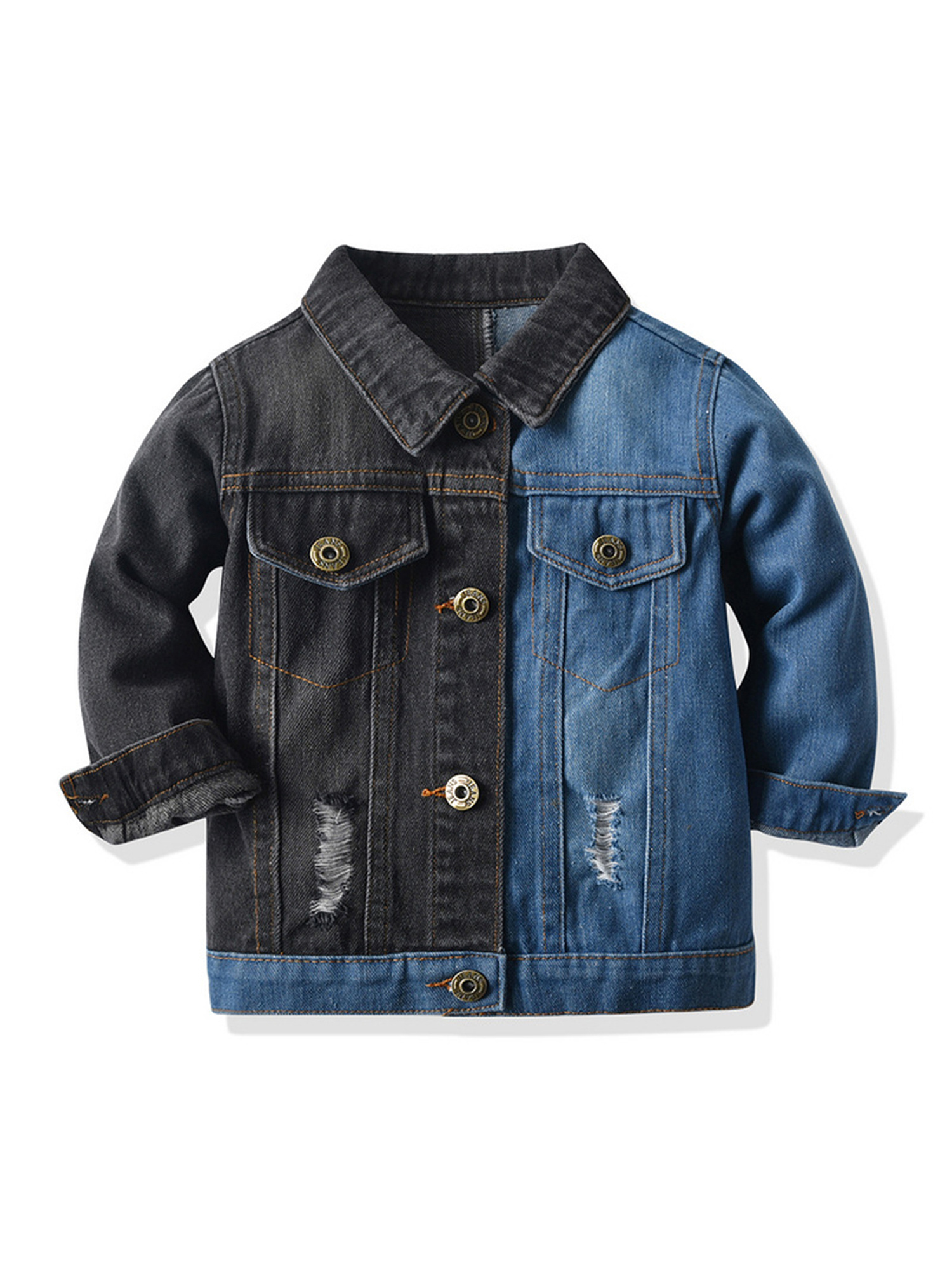 boys denim jacket sold on Temu United States