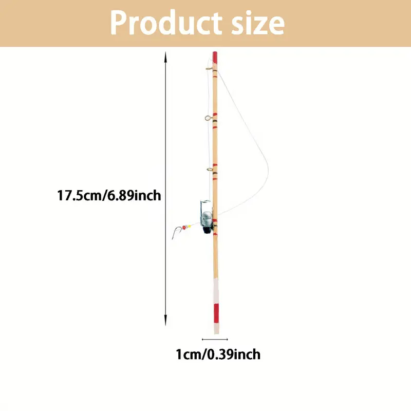 1pc wooden fishing rod mini fishing rod crafts dollhouse - Temu 1pc wooden fishing rod mini fishing rod crafts dollhouse - Temu