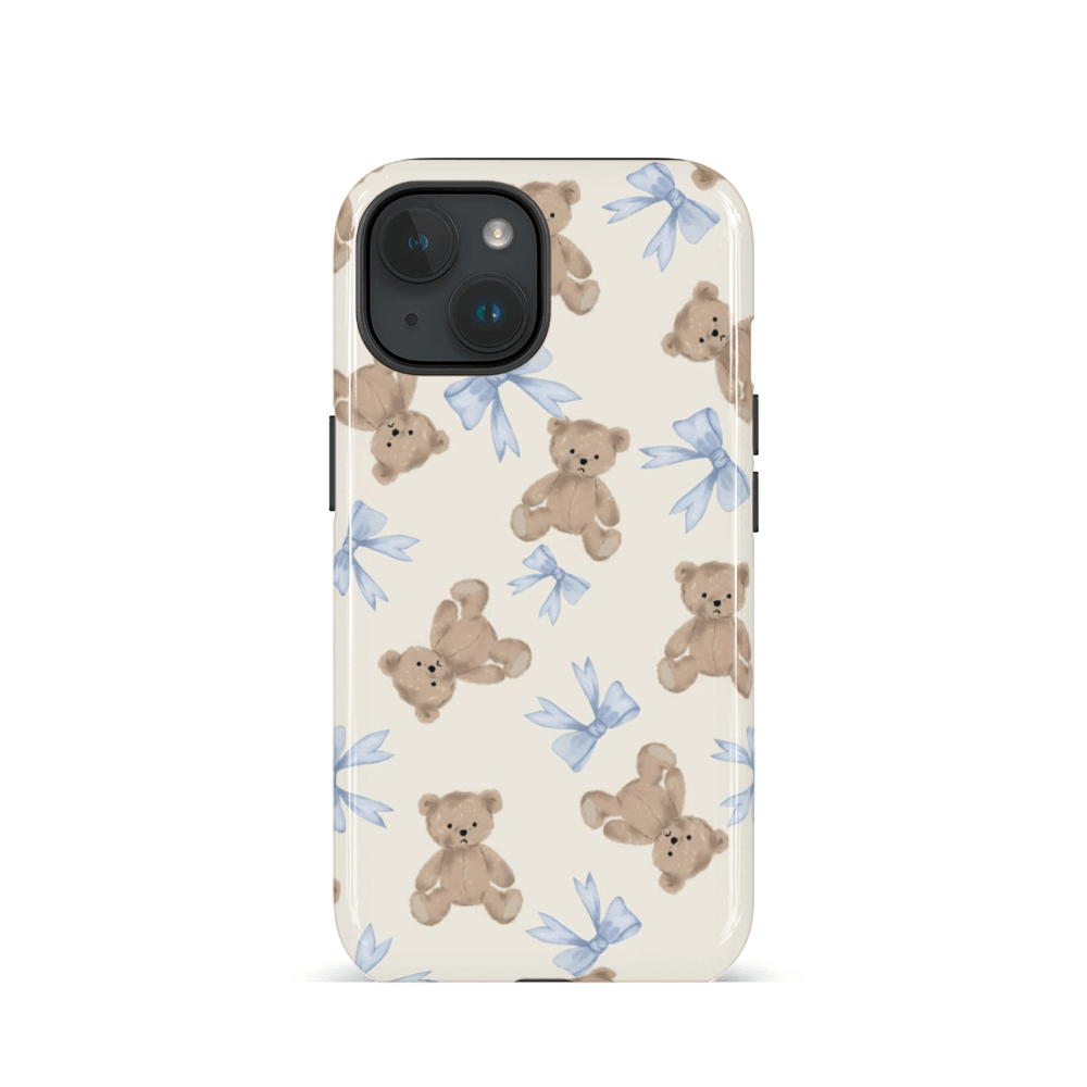 TEMU Phone Case: Cute Bear Phone Case For Iphone 17/16 Pm/15 Pm/13/13 Mini/12/11/xs Max/7/se2, Glossy Case