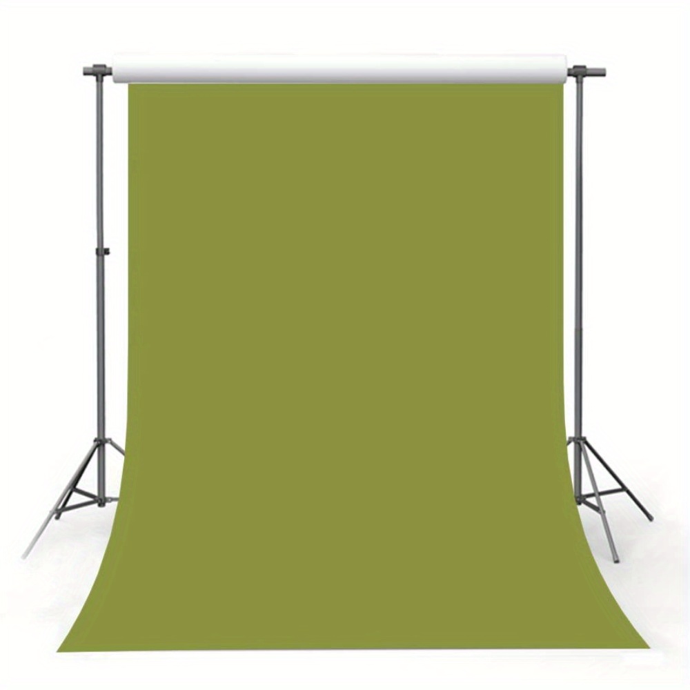 Telón de Fondo de Fotografía de Vinilo de Color Verde Sólido - Fondo de Estudio para Retratos con Soporte de Trípode para Fotomatones, Sesiones y Eventos, Accesorios para Cámaras