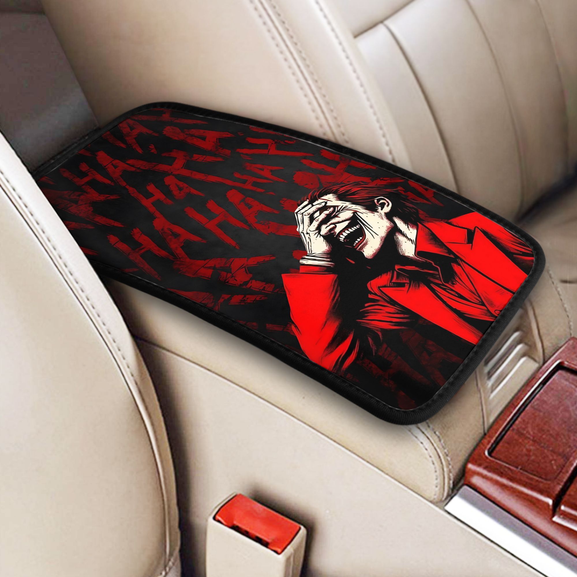 TEMU 1pc Joker Universal Armrest Cover - Center Console Pad For Comfortable Driving, Car Additions & Decor - Great Gift For