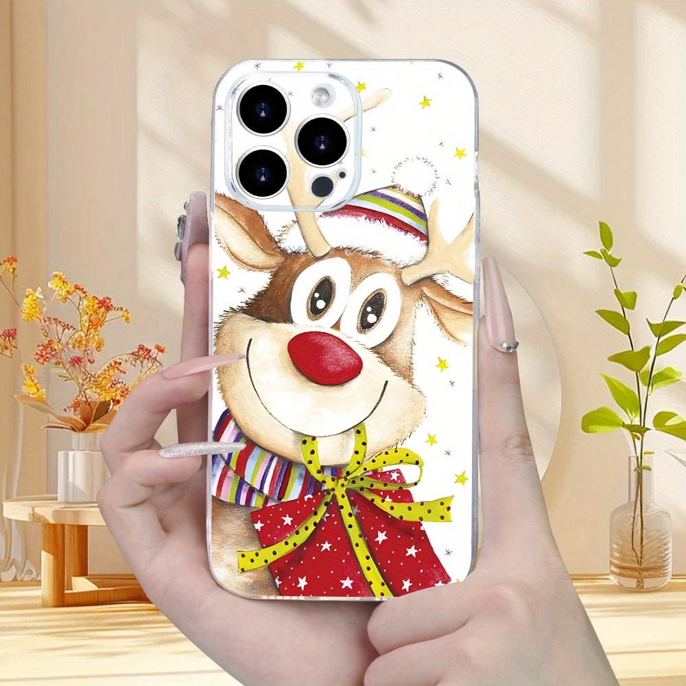 

Christmas Elk Phone For Iphone 15 14 11 Xs Xr X 7 8