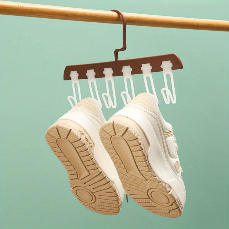 windproof detachable multi hook laundry rack for socks underwear durable plastic freestanding hanger with multiple hooks space saving design for balcony or closet organization clothes organizer storage balcony storage   sturdy construction drying racks Product details 0