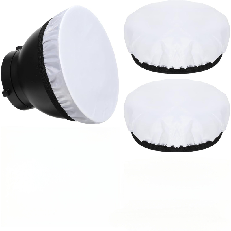 TEMU 2/4 stuks Licht Diffuser, Zachte Diffuser Lamp Cover Lampenkap Diffuser, Geweldig voor Studio Stroboscoop Reflectoren, Video Opnames