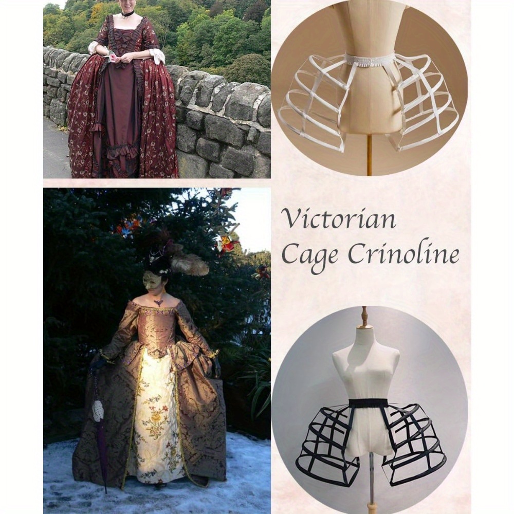 1pc victorian cage skirt hoop petticoat women one Temu United