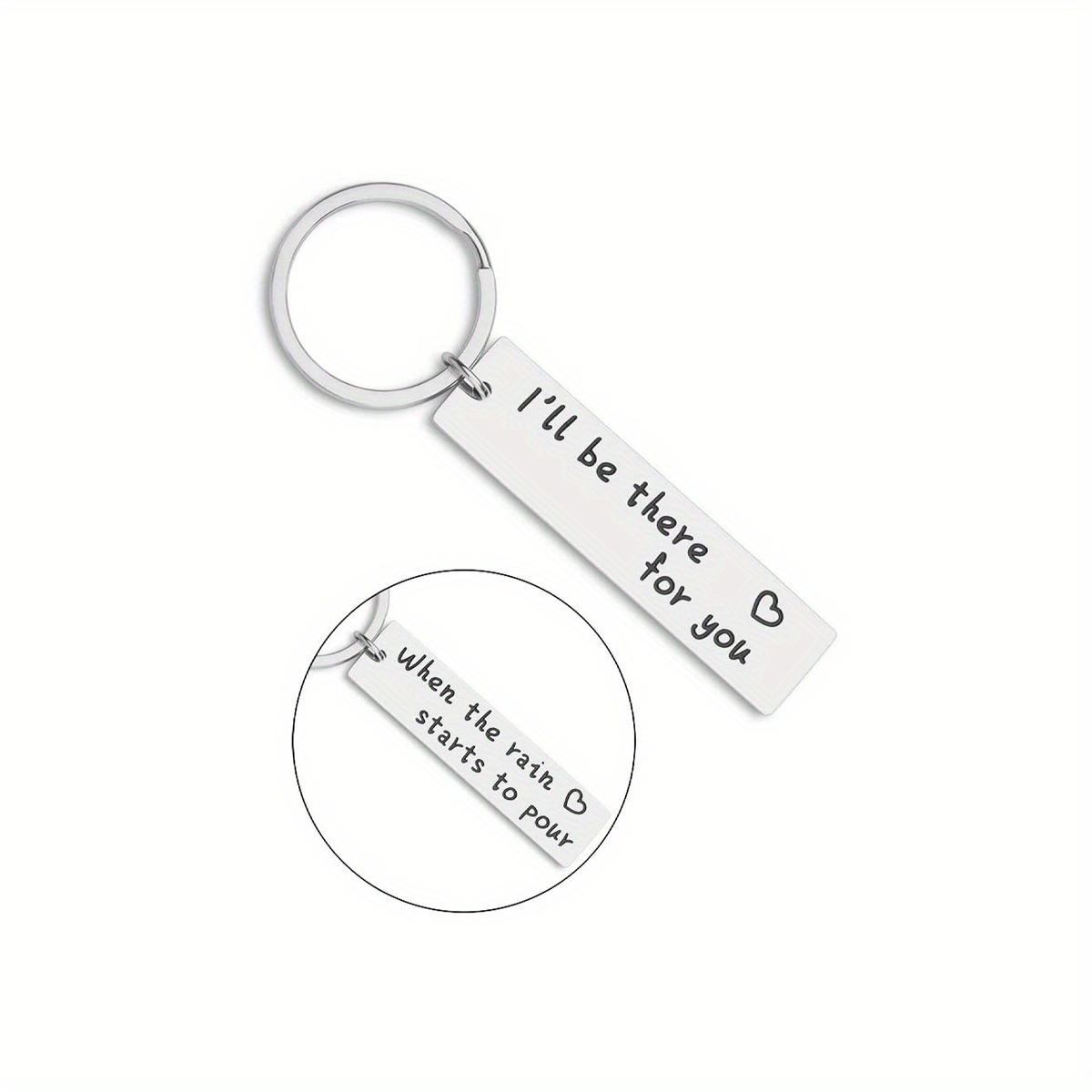 TEMU Un portachiavi come regalo per un , sia per che per donne, con un design a per le coppie. � un regalo premuroso per , genitori o come un di