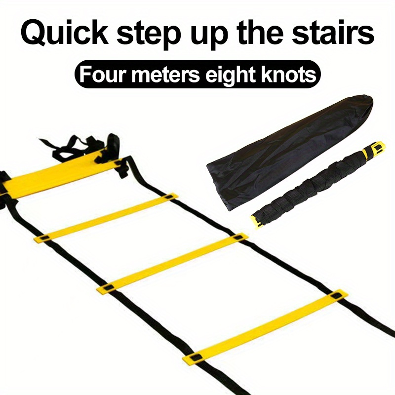 TEMU Training Ladder, Rope Ladder, Ladder Training Ladder, Basketball Training, Obstacle Speed Ladder, Equipment With A Handbag
