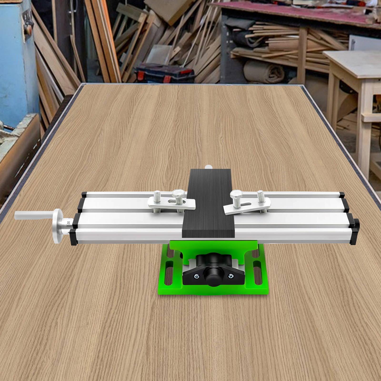 TEMU Multifunction Workbench Table | Aluminum Alloy Construction With Paint End For High Durability & Corrosion Resistance, Compact Vise Table For &