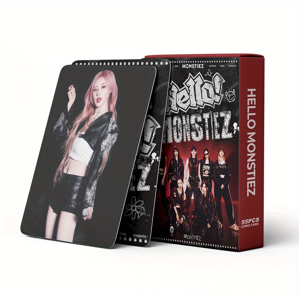 55pcs kpop hello monstiez lomo card set vibrant - Temu Bahrain