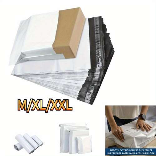 ValueMailers 25 Pack Poly Mailers - 24x24 Inch Plastic Shipping Envelopes