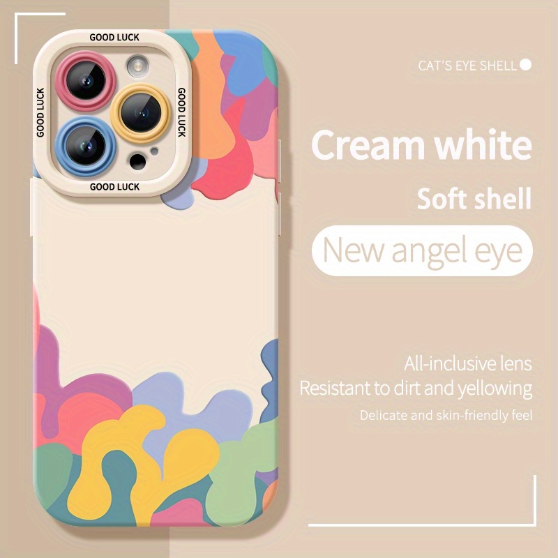 TEMU Creative Cat Phone Case, For Iphone 16promax 15pro/14pro/ 13pro/12pro/12 Mobile Phone Case Male And Female Mobile Phone Case, Anti-fall