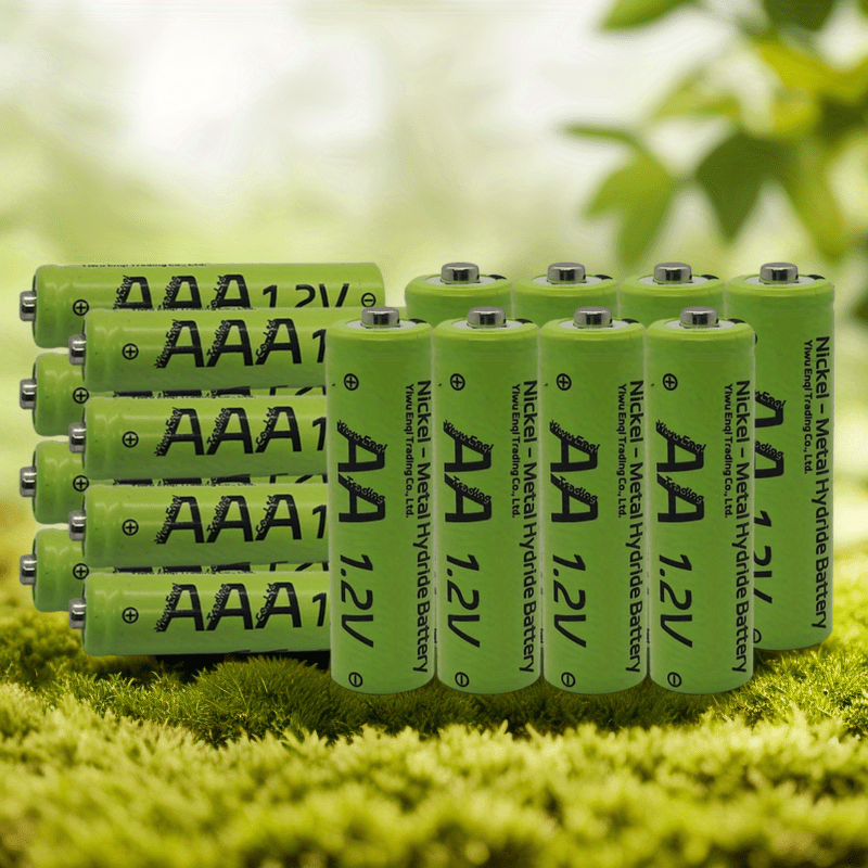 12-20pcs Aa/aaa 1.2v Rechargeable Nimh Batteries, Aa-aaa Rechargeable Battery Set