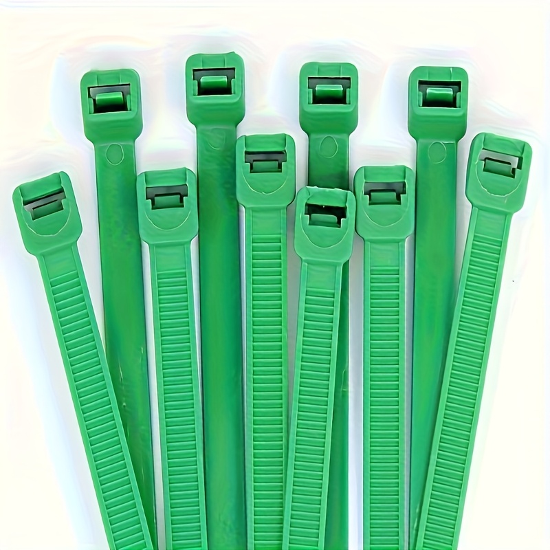 E-shop 100 strapazierfähige, selbstschnürende Nylon-Kabelbinder, hochfeste Garten-Bindematten. Geeignet zum Sichern von Gartenranken, Organisieren -