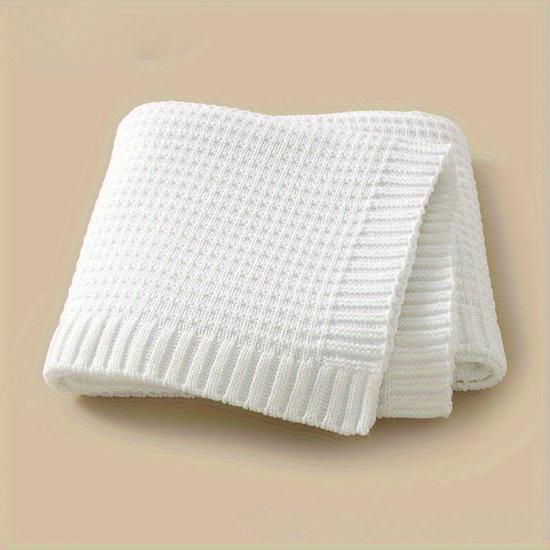 TEMU 1 pièce Petite couverture de genoux, 35,4×27,5 pouces, Couverture de légère et douillette à carreaux, Convient pour et les voyages, Plaid chaud