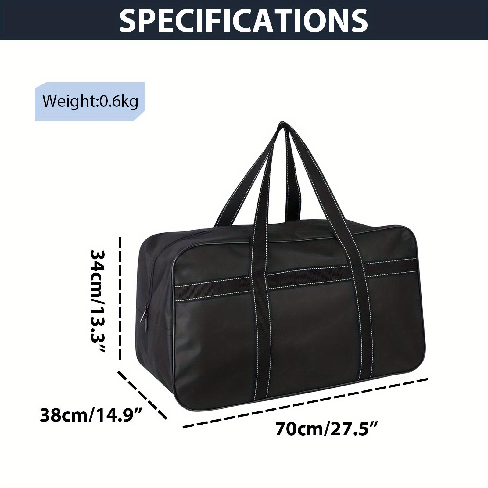 handbag foldable travel bag oxford cloth luggage bag multi - Temu