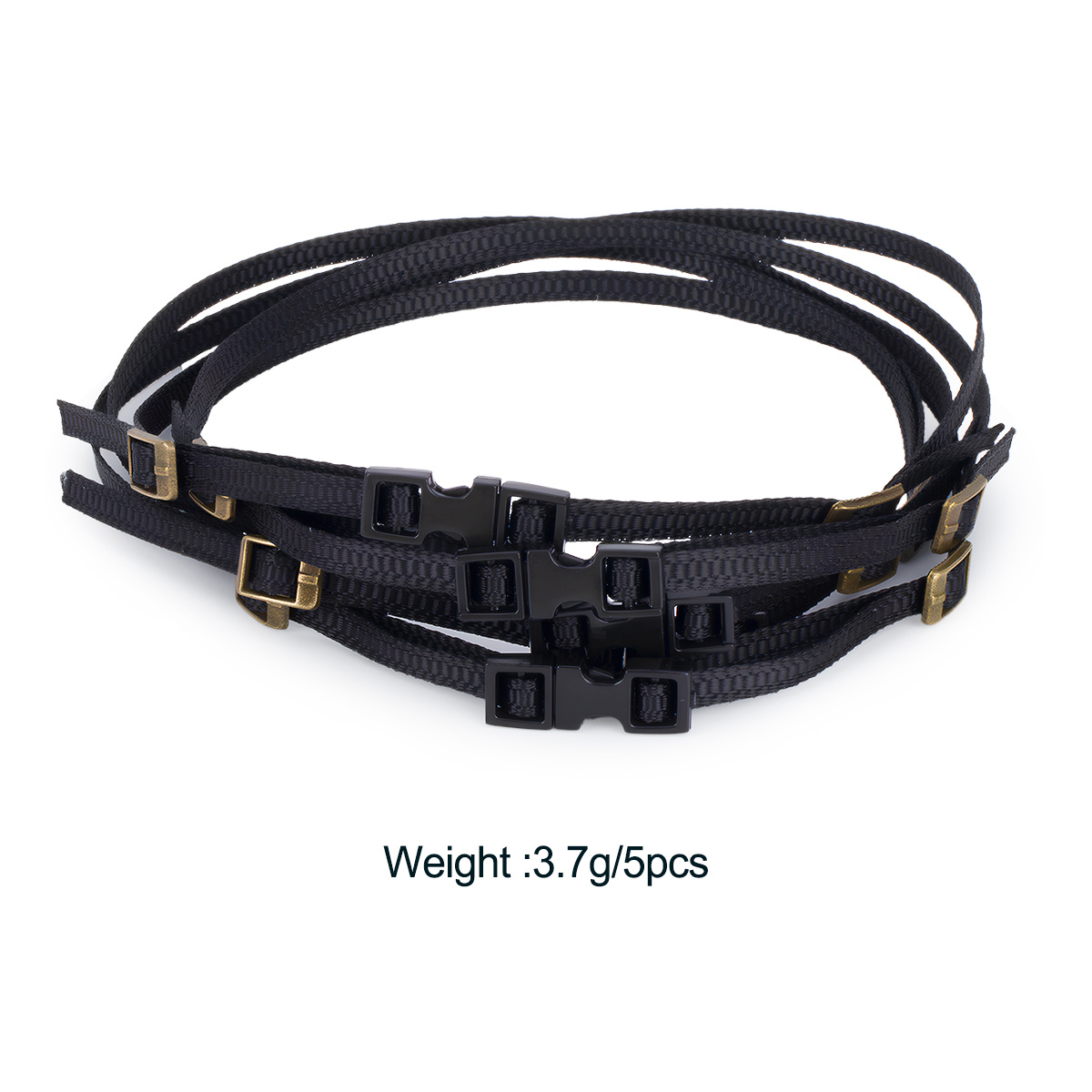 TEMU 5pcs Rc Crawler Roof Luggage Tie Down Straps Set With Graduated Buckles & Adjustable Webbing, Compatible With 1/8 1/10 1/18 1/24 Scale Rc