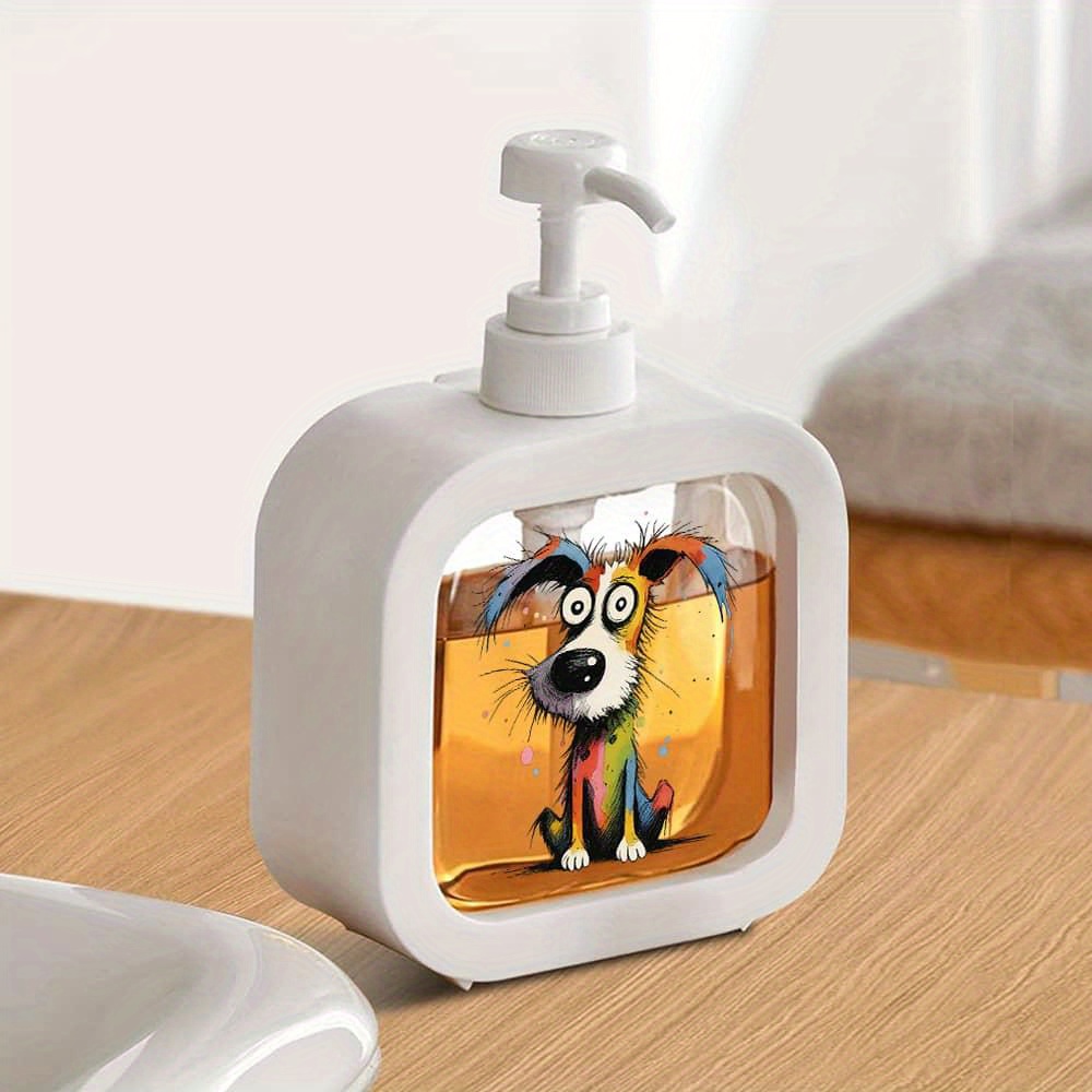 TEMU Cane - Contenitore con Pompa per , Dispenser di da Viaggio per Cucina e Bagno, Dispenser con Pompa per , Eleganti Dispenser di per Decorazioni
