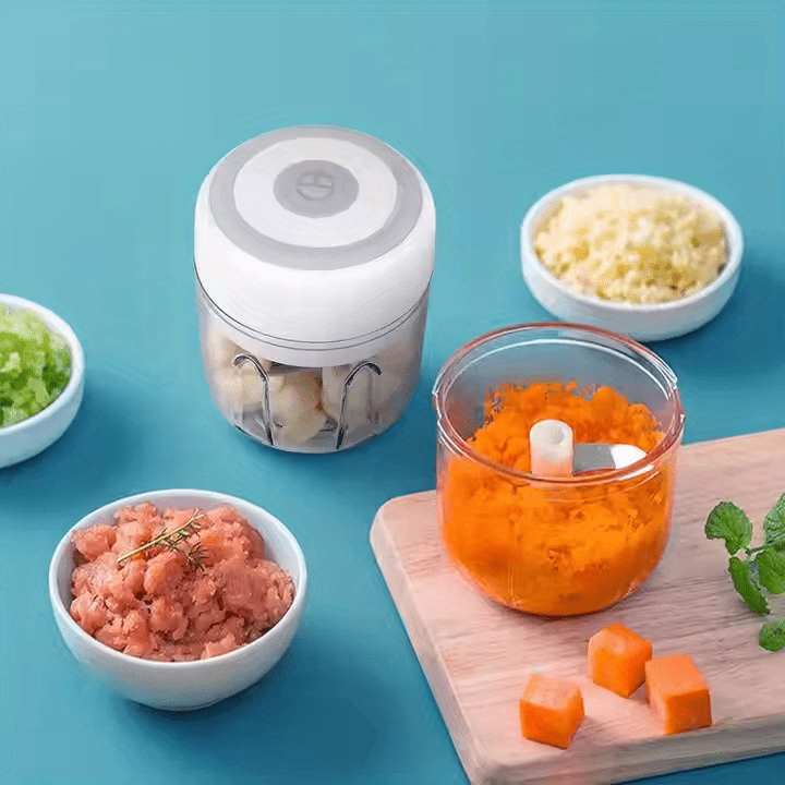 usb charging electric mini crusher mixer grinder chopper,  , small portable chopper, electric food processor. suitable for onions, garlic,  , spices Product details 3