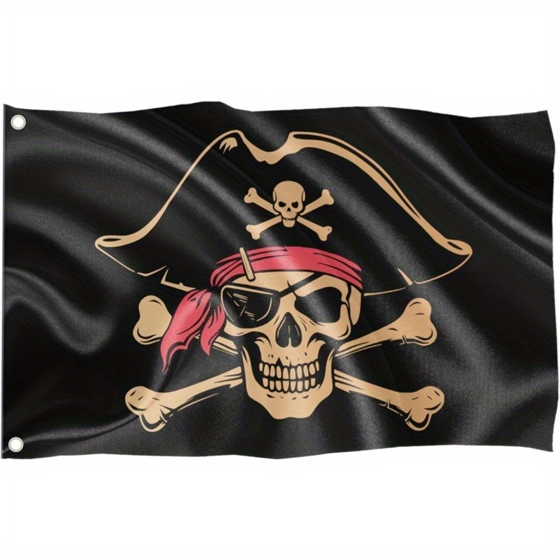 AZ FLAG Piratenflagge One Eyed Jack - 150x90cm Totenkopf Fahne