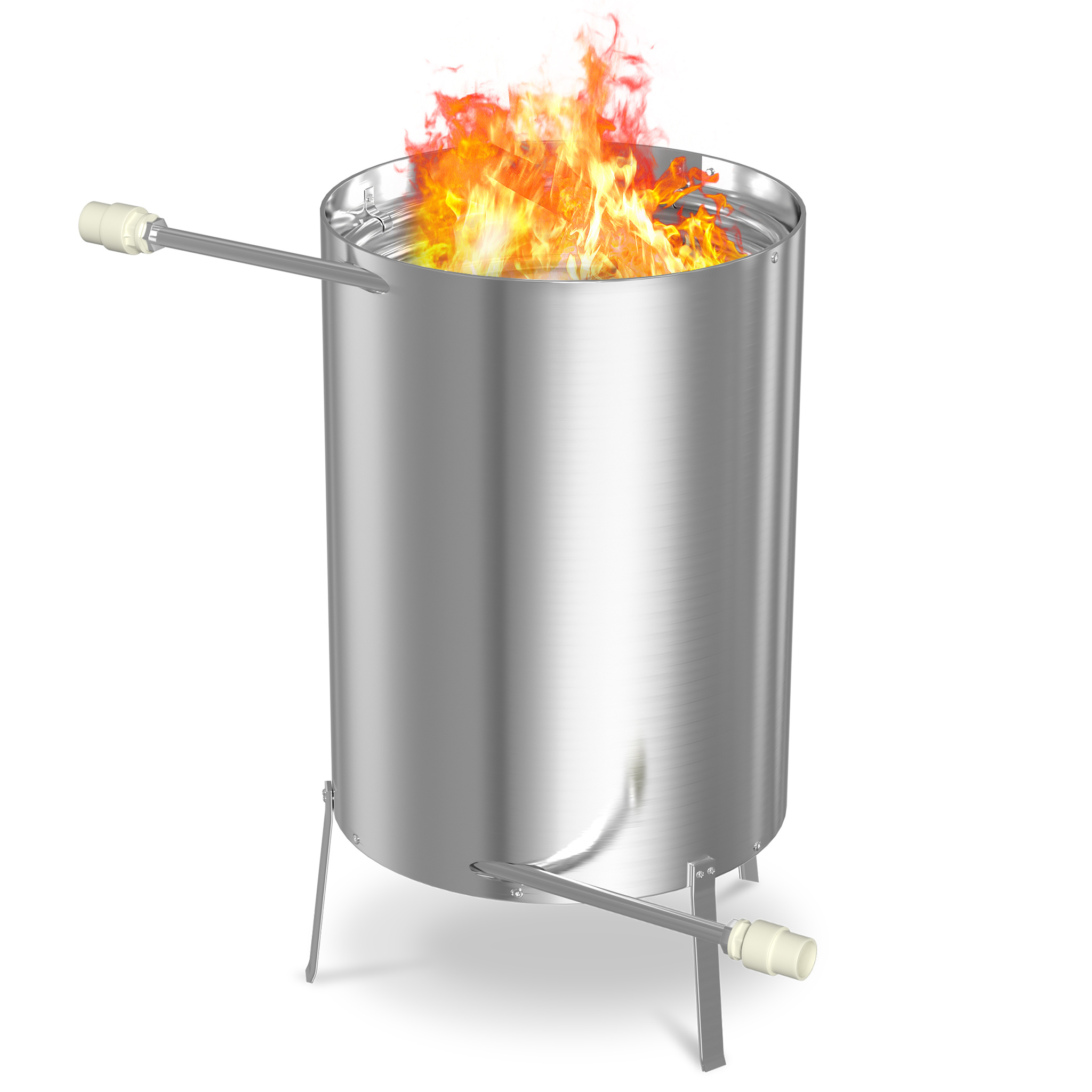 Image of Pool Heater Stainless Pool Heater, 32/38mm Connections Pool Heated Bucket, For Pool Water Heater Grilling Swimming Pools