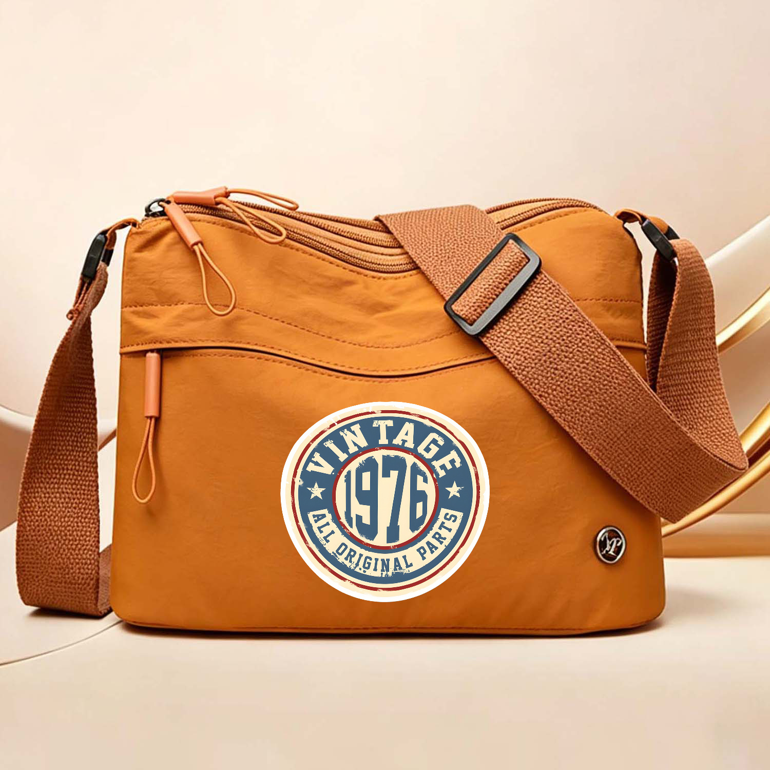 TEMU Borsa a tracolla da con motivo retr簷 '1976', borsa a spalla casual | Design multi-, borsa da viaggio e versatile, adatta per attivit� , viaggi,