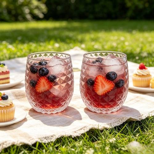 9-Pack Internet Celebrity Diamond Pattern Transparent Cups, Creative Whiskey Glasses, Beer Glasses, Home Drinking Water Cups, Coffee Cups