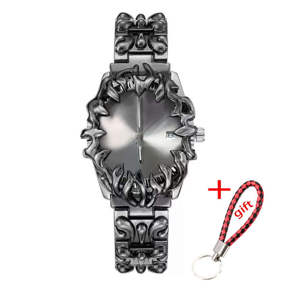 Image of Middle-aged Claw Watch, Casual Men's Watch, Suitable For Daily And Gatherings , Points To , A Good Gift For Birthdays And Festivals, Without Battery
