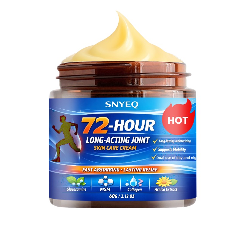 72-HOUR LONG-ACTING JOINT SKIN CARE CREAM-72 Hours, Conditioning, INSIST ON USING, Very Suitable for Lumbar Spine, Elbow, Joint Skin, Specially Developed for The Elderly, Athletes, Sedentary Office Workers, in a Week, 60G/2.12 OZ