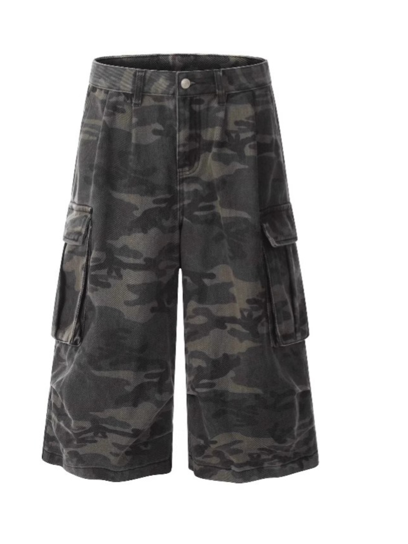 パンツ noiz Camouflage Baggy Cargo Shorts W38 DAZZLZZAD Mens Camo Cargo Shorts Y2k Baggy Long Jorts Hip