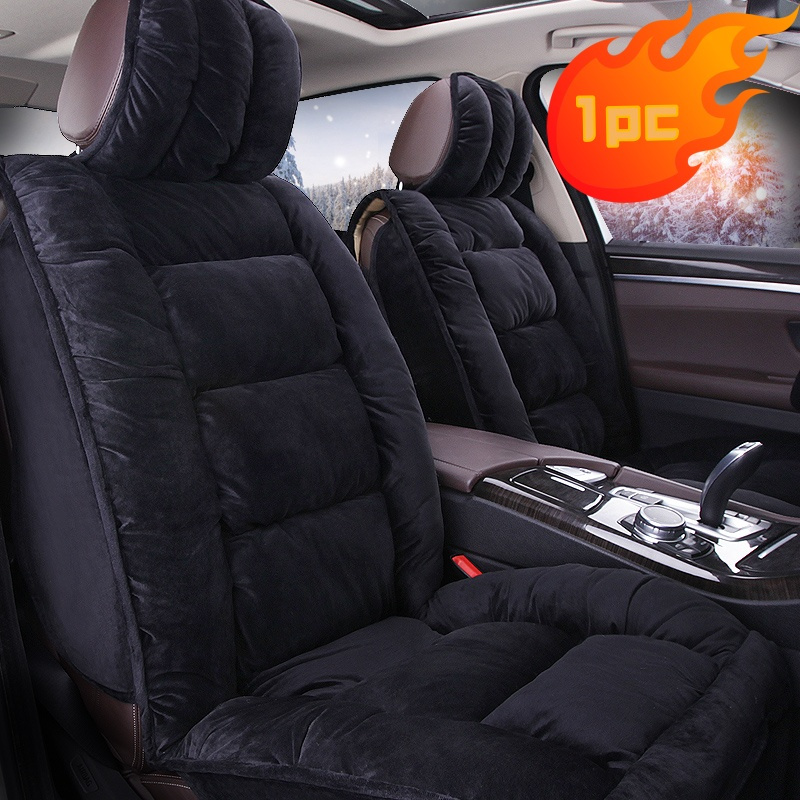 TEMU 5pcs/1pc Car Accessories, Car Interior Accessories, Universal Car Seat Covers, Plush Soft Car Seat Covers, Vehicle Interior Upgrade, Universal