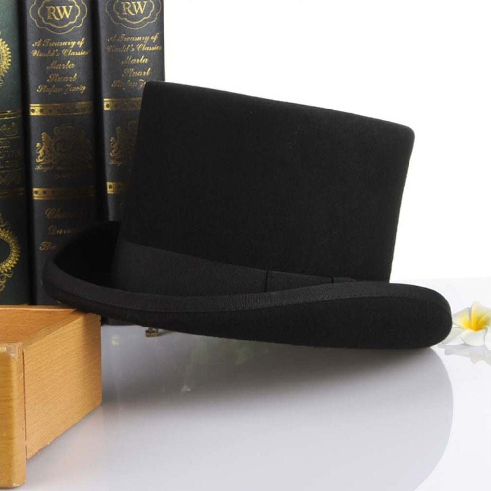 Pure Wool Top Hat, Opera-Style Magician's Hat