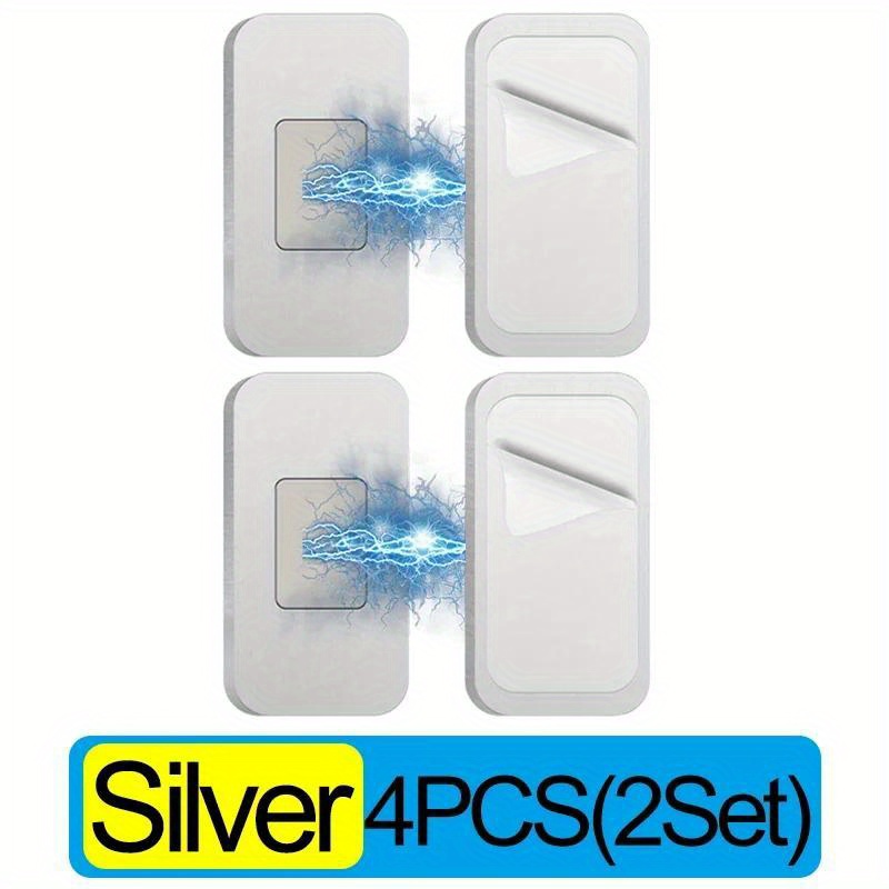 E-shop 4 Stück/2 Set Magnetische Schrankverschlüsse Türstopper Selbstklebende Unsichtbare Versteckte Magnete Schrankmöbel Schublade Schließung Küche
