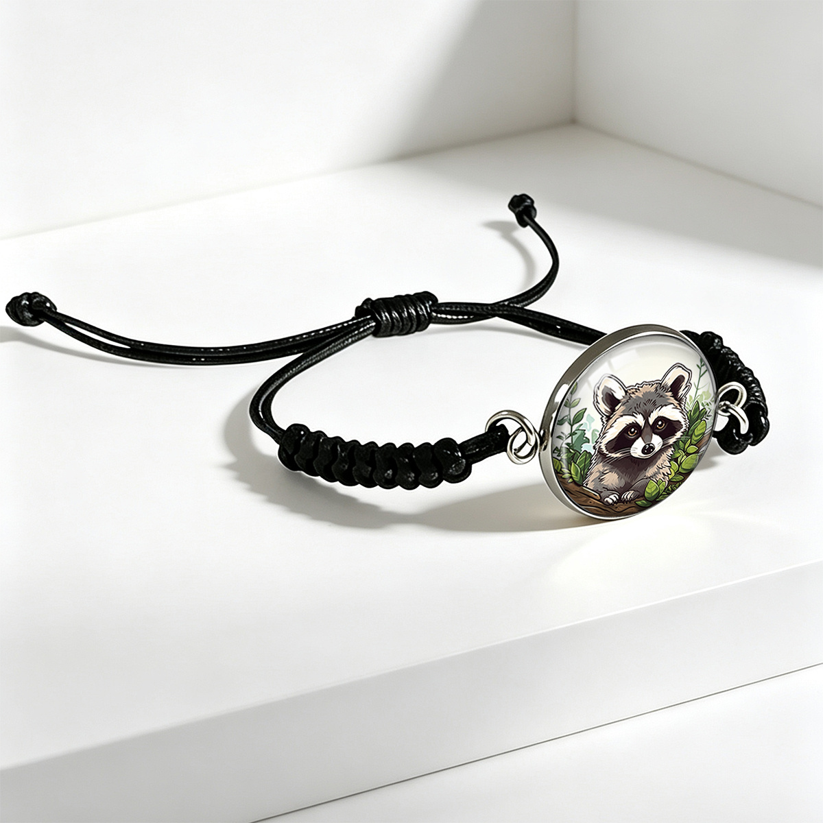 Unisex Adjustable Embossed Winged Warrior Art Pattern Bracelet