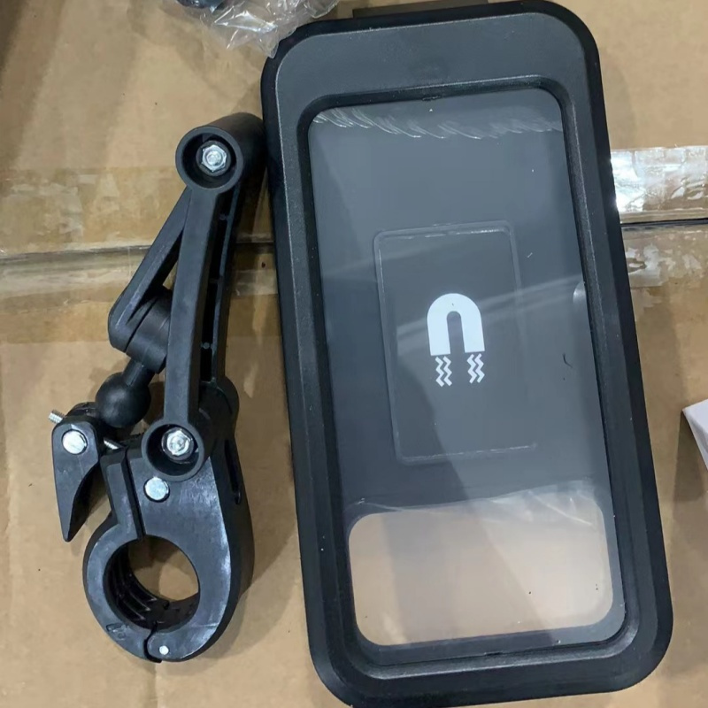 TEMU 1pc Bike Motorcycle Phone Mount, With Screen Cover, Abs Material, , Retractable, Bike And Electric Vehicle Navigation Mount