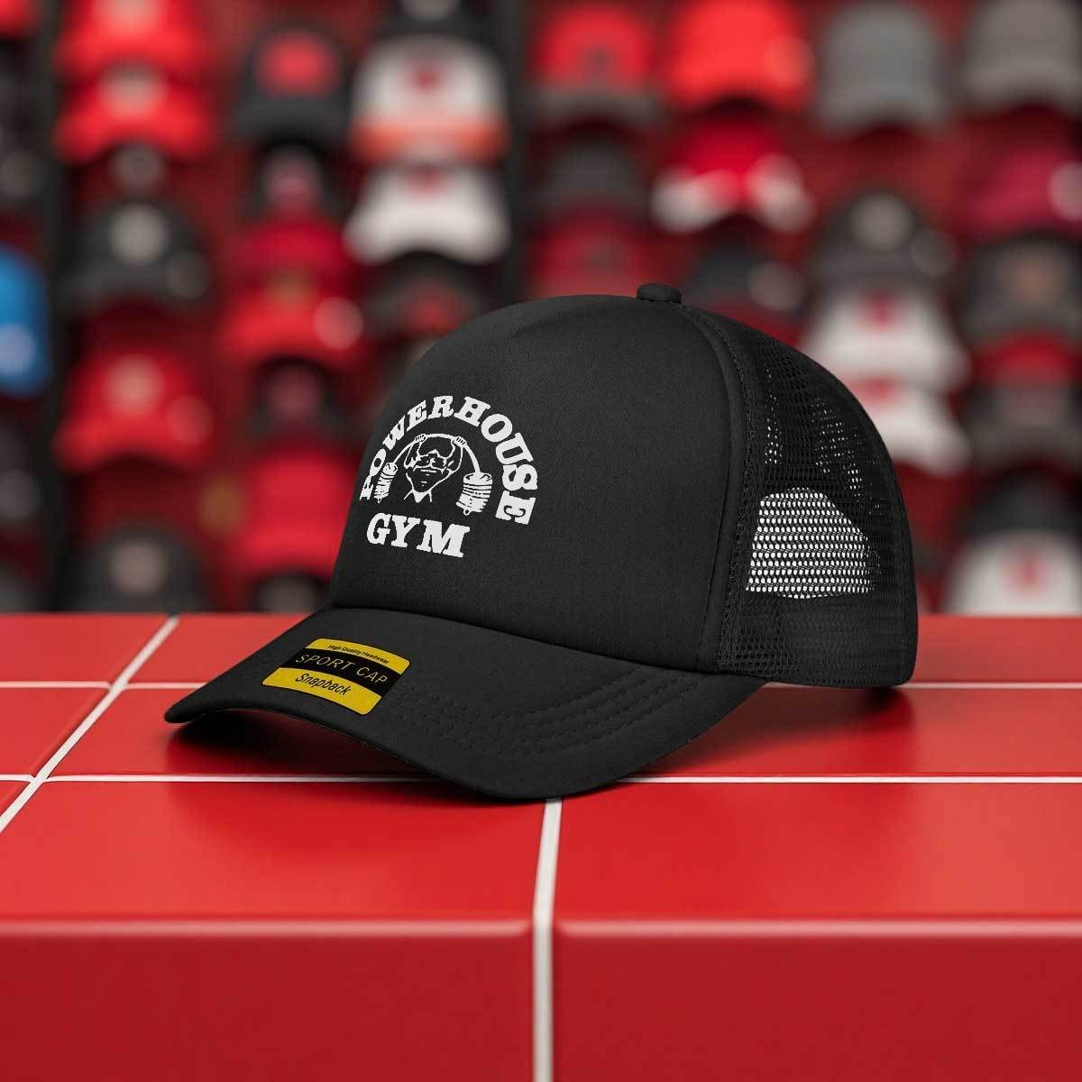   gym baseball cap - adjustable snapback hat with mesh back, lightweight polyester gym & casual cap for men/women,   workout, outdoor, halloween, christmas - black/red/gray/white/ - machine washable sportswear, outdoor activities,  , breathable fabric, fitness enthusiasts 0