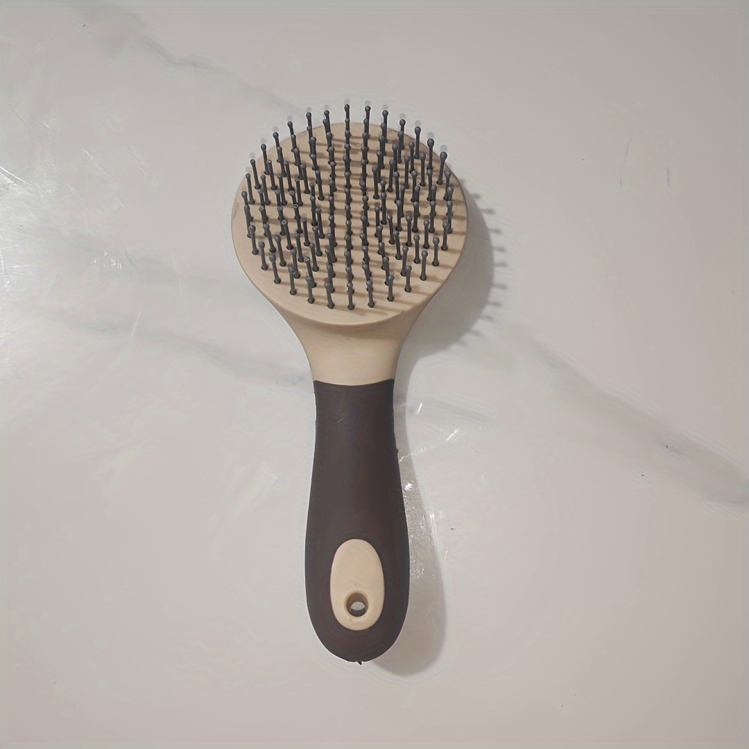 Horse Mane and Tail Comb, 1 Random Color Handle Durable PP Material, Long-Handle Horse Brush for Dusting, Stable Supplies and Equine Care Tools
