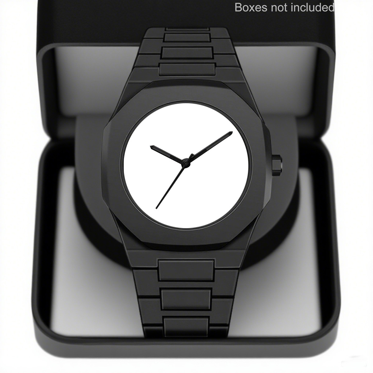 TEMU 1pc Personalized Photo/text Watch - Customizable Dial And Photo, Stainless Steel Strap, Quartz Movement, Unisex - Anniversary, Wedding, Birthday