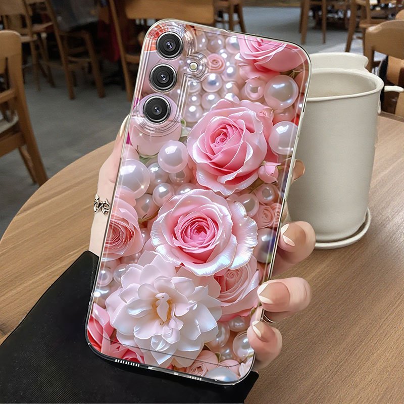 TEMU Phone Case - A Tpu Phone Case With Pattern, Designed To Be Shockproof And Fully Protective, Suitable For Galaxy Models Including A02, A03s, A04,