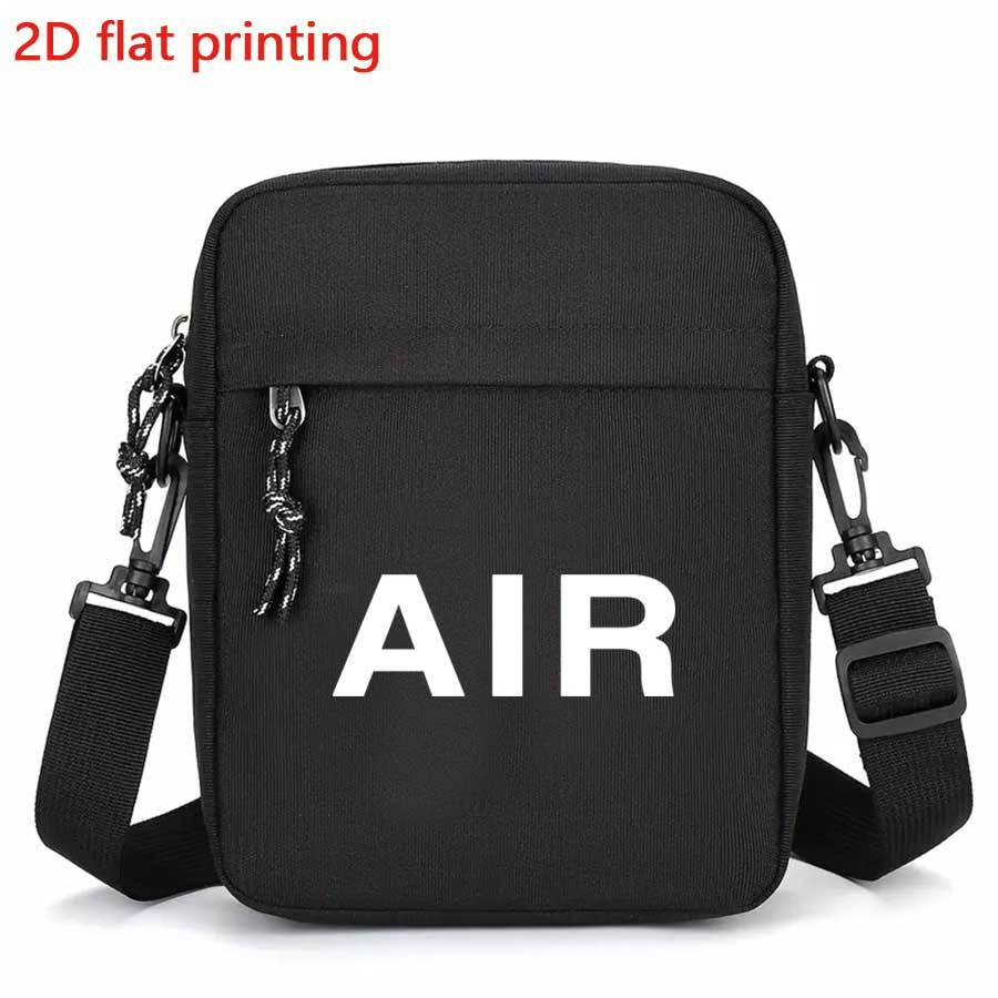 TEMU "air" Letter Pattern Print Men's Portable Small Bag, New Style, Large Capacity Crossbody Bag, Travel Small Backpack, Special Bag For Hanging