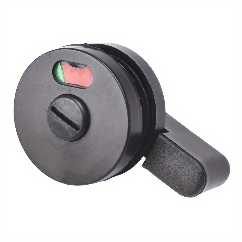 2pcs black nylon plastic privacy door locks with   indicator   engaged   for public restrooms toilets and showers shower door lock restroom privacy modern door handle durable construction 0