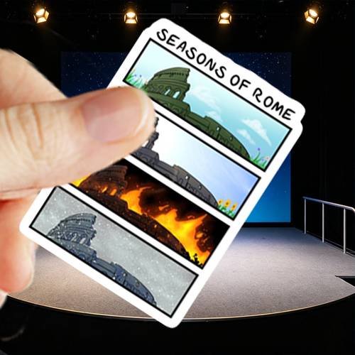 item picture of rome car stickers suitable for cars laptops bottles motorcycles skateboards suitcases suitable for any