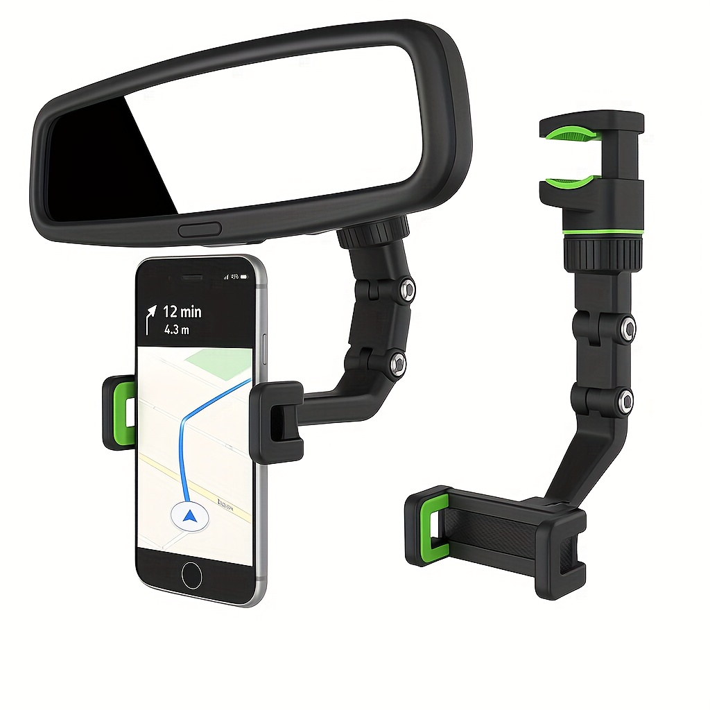 item picture 360° Rotatable Adjustable Phone Holder – Car Mount & Guitar Stand, L-Shaped Design with Secure Grip, Durable Plastic Construction for Hands-Free Viewing & Music Playing, Car Additions, Stylish Appearance, Sturdy Structure