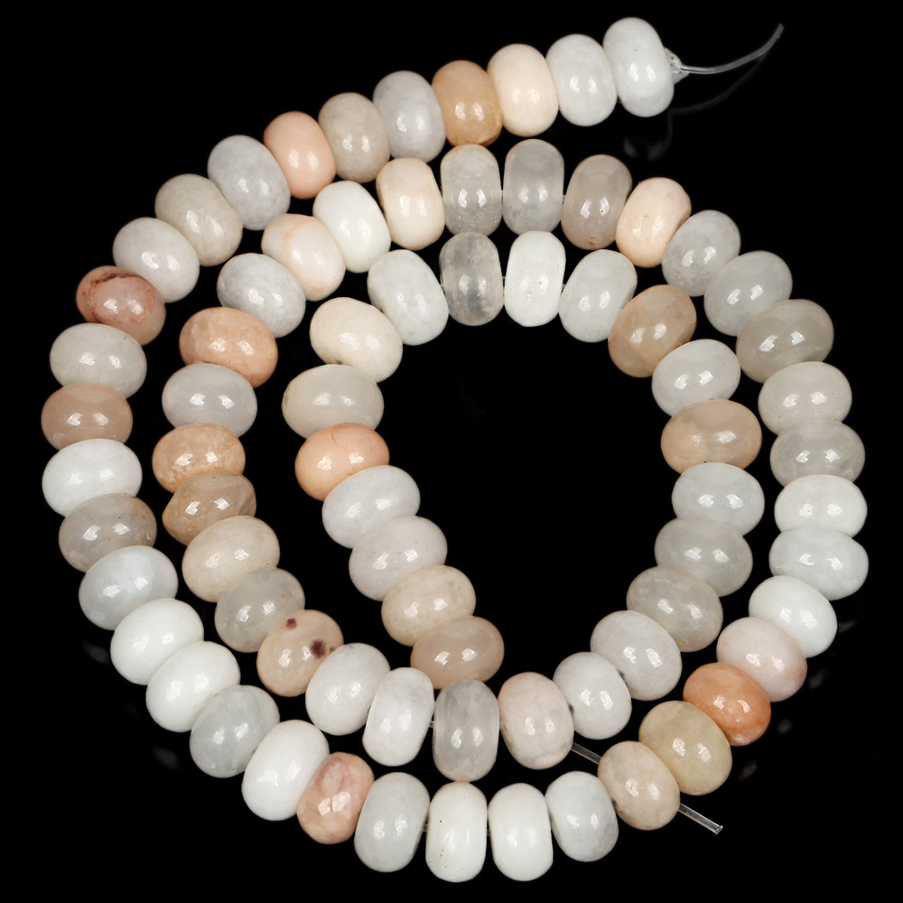 TEMU Beads & Bead Assortments 1 Strand Pink Aventurine Rondelle Beads For Jewelry Making Necklace Bracelet Decorative Material Suitable Additions 15