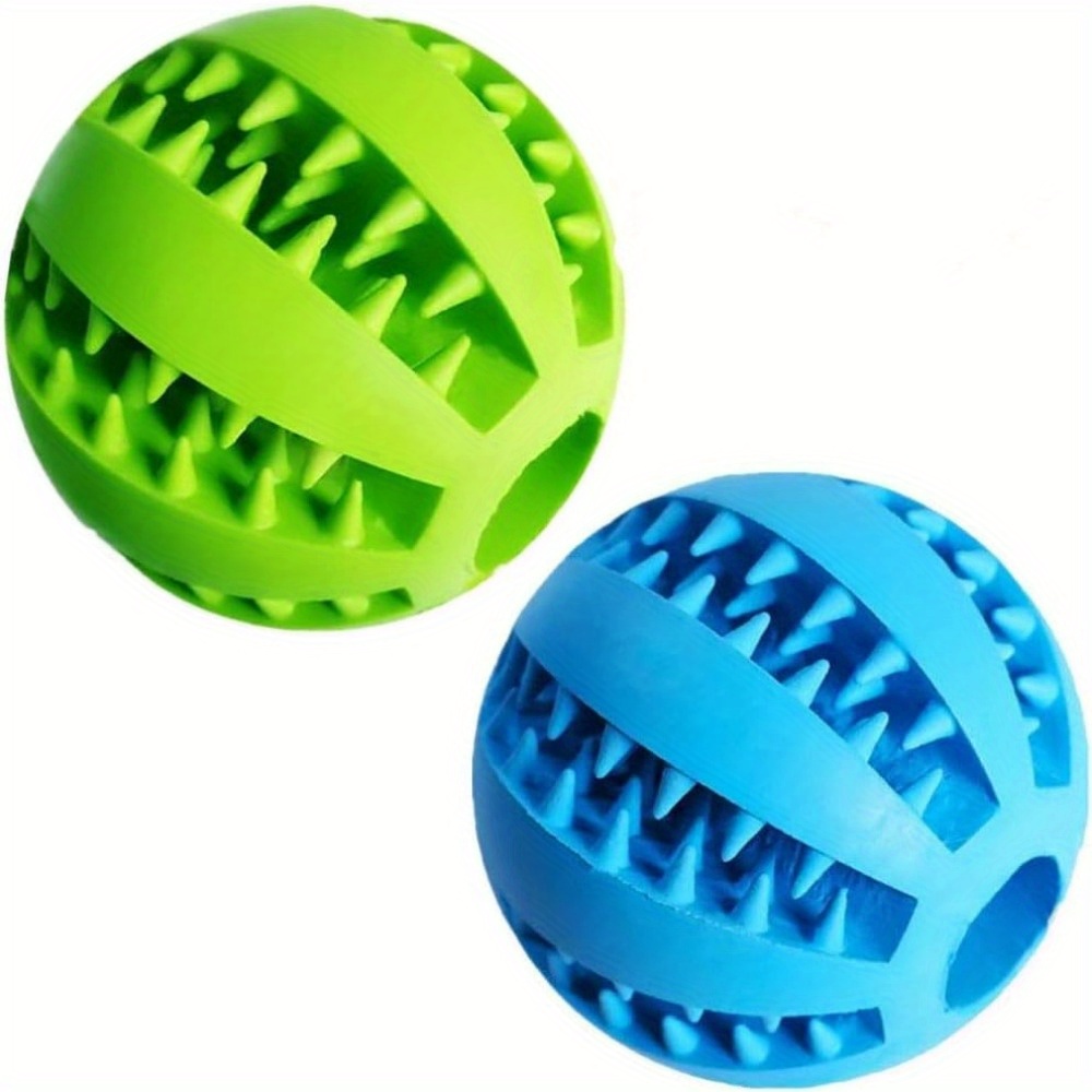 TEMU 2 Pack Interactive Chew Dog Balls For Cleaning Teeth Stretchy Toy Pet Balls Interactive Pet Toys For Aggressive Chewers , Stretchy Water Toy Balls For Dogs Christmas Gift