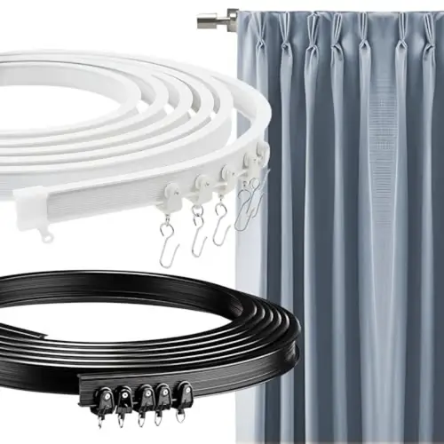 Guiding Roler Systems Rails room divider ceiling mounted curtain track sold on Temu United States